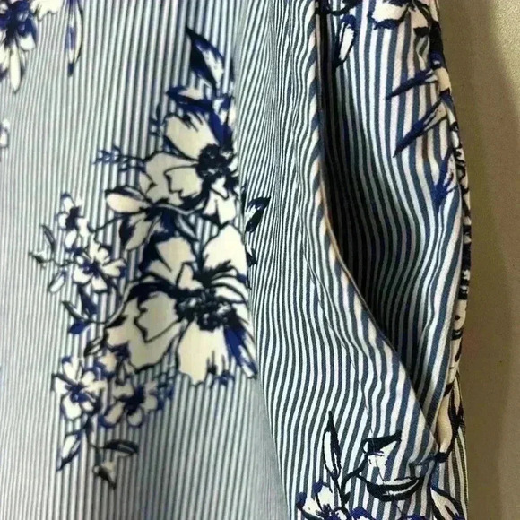 S.C & CO. Skort Size 14 Floral Stretchy Spandex Summer Walk Hike Golf Pockets - Picture 4 of 8